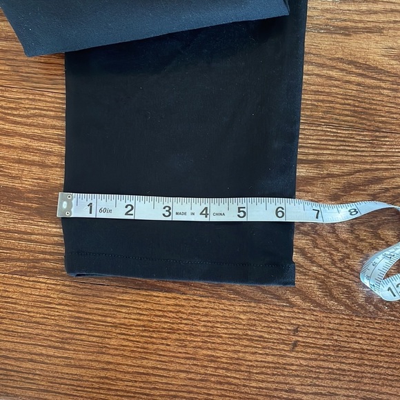 Style & Co black stretch pull on pants with embroidered floral bouquet slim leg - Picture 11 of 13